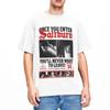Herren Damen SALTBURN Einmal betreten T-Shirt Zeug Lässig 100% Baumwolle T-Shirt Tops Sommer
