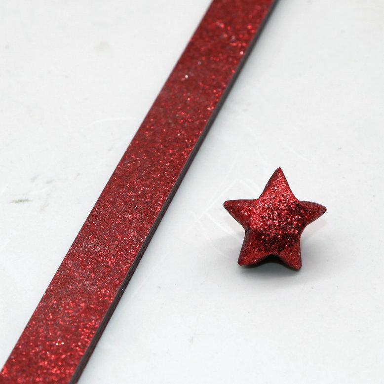 Glitter Origami Wishing Stars: Handmade Five-Pointed Colored Paper for Star Folding with Optional Colors