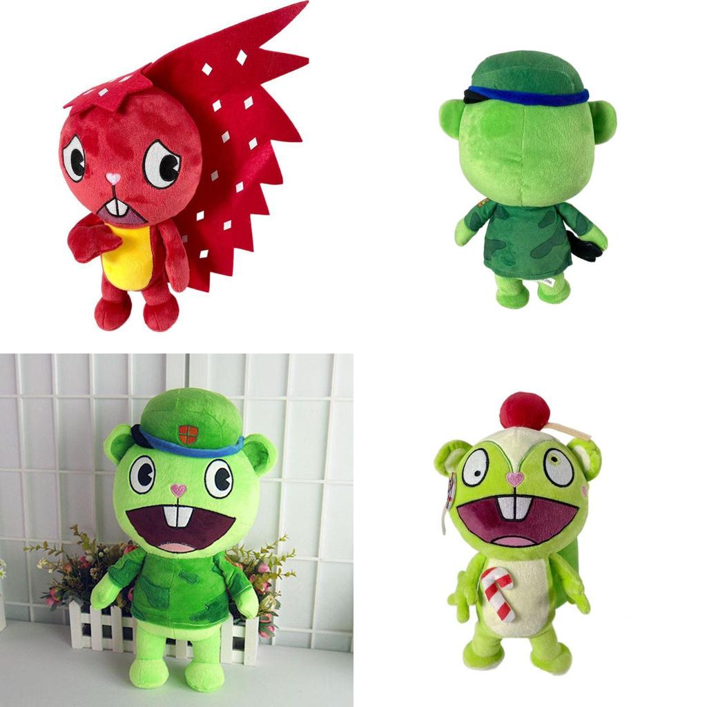 Super Soft Happy Tree Friends Flippy Plush Toy Perfect For Bedtime And Travel