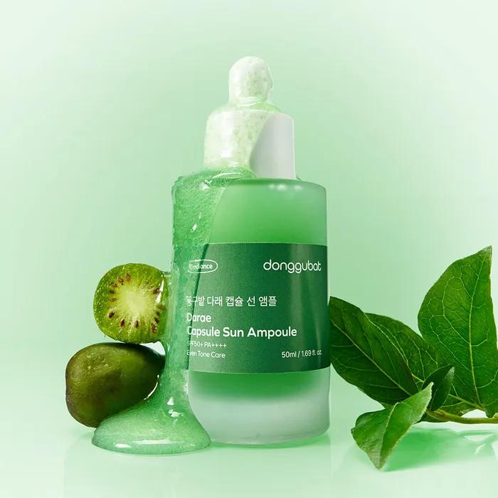 Donggubat Darae Capsule Sun Ampoule 50ml SPF50+ PA++++ / Daily Gentle Sun Cream Panthenol Exosome Skin Barrier Sun Serum