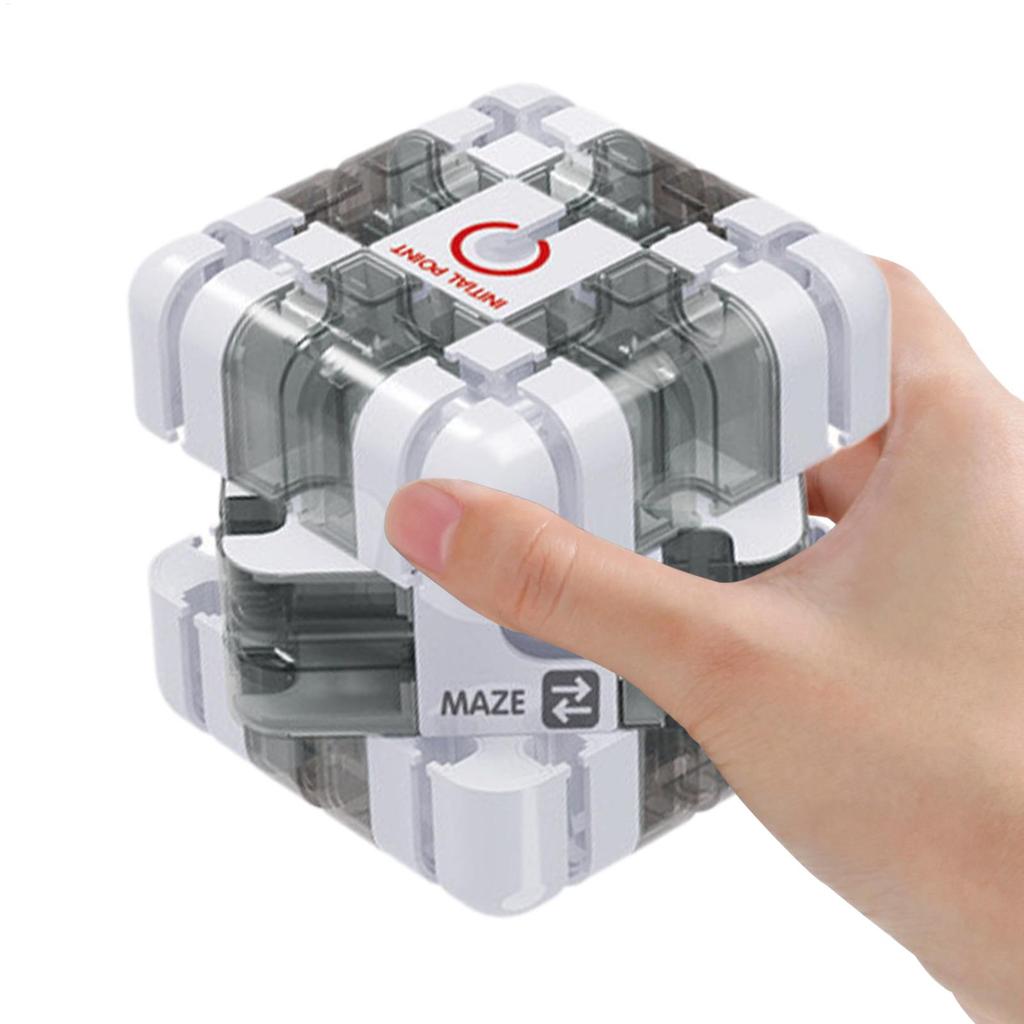 Puzzle Maze Cube 3D Large Puzzle Brain Teaser Logical Thinking Maze Cube Ball for Adults Teens Kids Boys Girls Home Travel