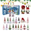 Christmas Gnome Countdown Calendar 24-day Festive Advent Christmas Dwarf Dolls Cute Dwarf Dolls Countdown Calendar for Desktop