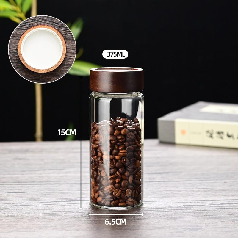 Kaffeebohnen Aufbewahrungsbehälter Röhren Displayständer Teeflasche Glas Einzeldosis Espresso Zubehör Kaffeegeschirr Set Barista Werkzeug Geschenk