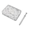 100pcs Nail Art Sponges with Gripper Pen Storage Box DIY Nail Art Sponge Tools Set