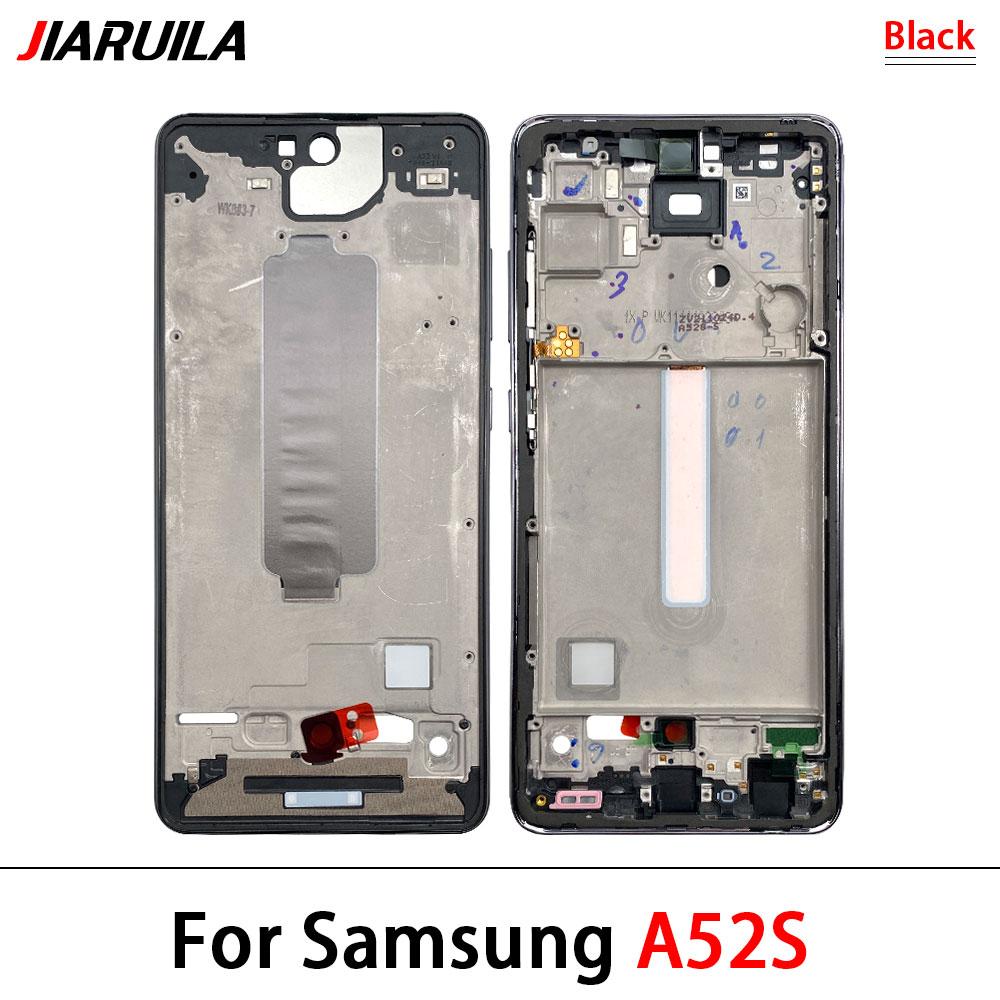 New Front Housing LCD Display Frame For Samsung A02 A02s A12 A22 A32 A52 A52s A72 4G 5G Housing Middle Frame Bezel Plate Cover