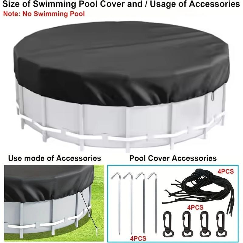 1PC Heavy-Duty BBQ Grill Cover with Dustproof Design Weatherproof Dustproof Cover for Grill 8FT/10FT