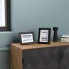 Amazon Basics Rectangular Photo Frames with Mats, 13x18cm, Mat 10x15cm, Black, 2-Pack