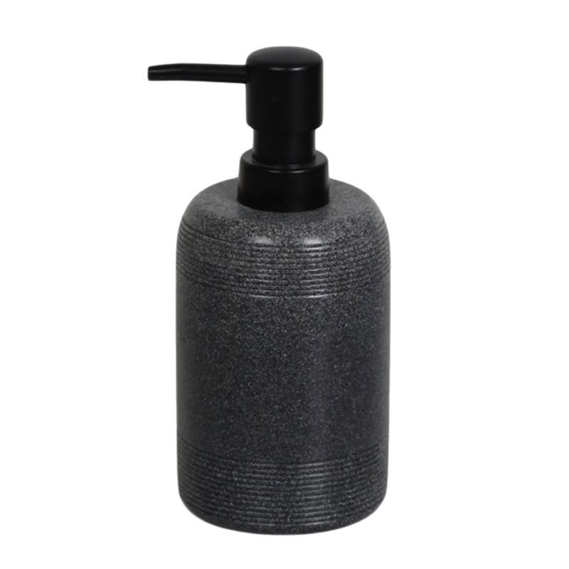1PC Resin Hand Wash Dispenser Soap Holder With Sandstone Texture 400ml Bathroom Essential for Home Office Decoration