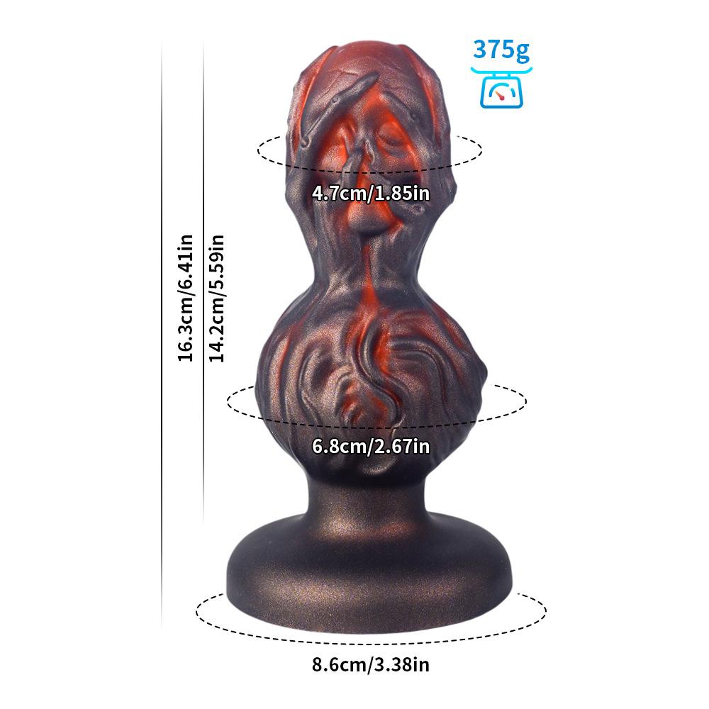 Alien Skull Anal Plugs Female Comfort Dildo Extra Long Male Anal Plug Anal Expansion Erotica Masturbator