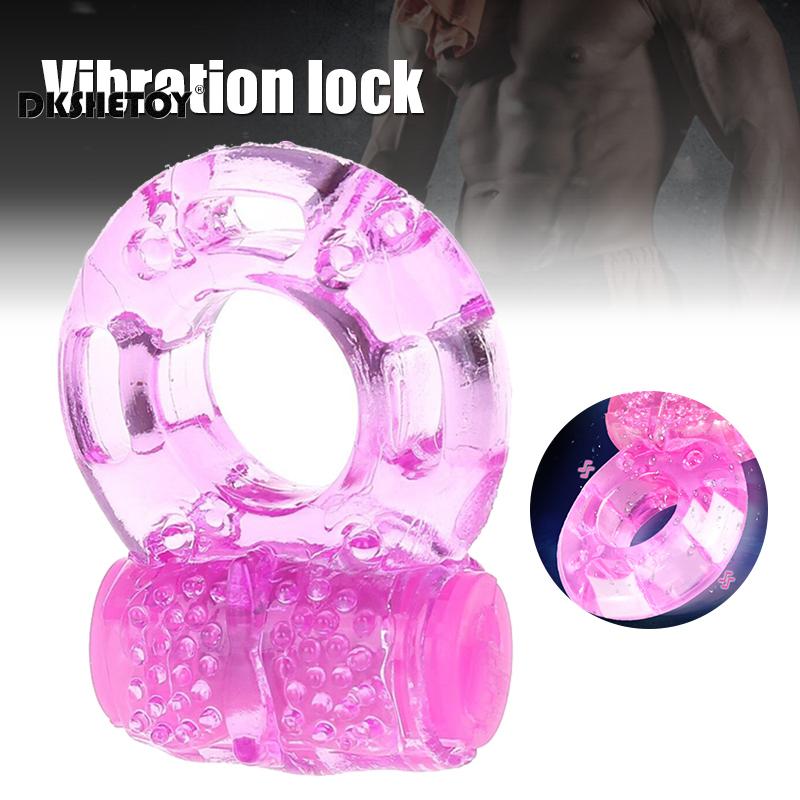 Cock Ring Vibrating Clitoral Stimulator Penis sleeve Erect Cockring Cage Erection Enhance Sex Product Sex Toys For adults 18+