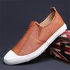 Nuove Scarpe da Uomo Scarpe Casual in Pelle Moda Primavera Estate Uomo Mocassini Slip-On in Pelle PU Scarpe Piatte Leggere per il Tempo Libero