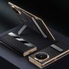 Suitable for Huawei MateXT Extraordinary Master Phone Case, Business Men's Rotating Stand, Smart Window, Three-fold Leather Case