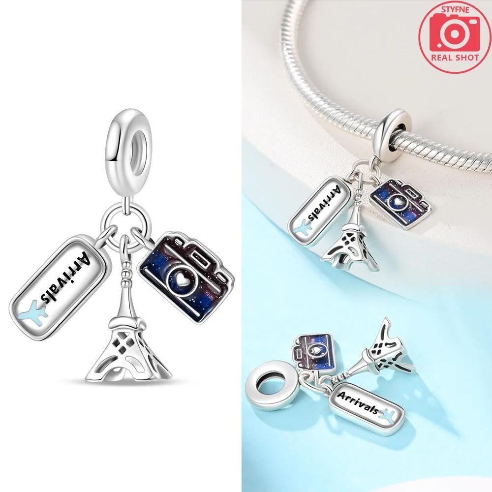 Charms Colorful Zircon Note Headphones Game Console Beads Fit Bracelet Women Jewelrycopper Original Making Diy Gift