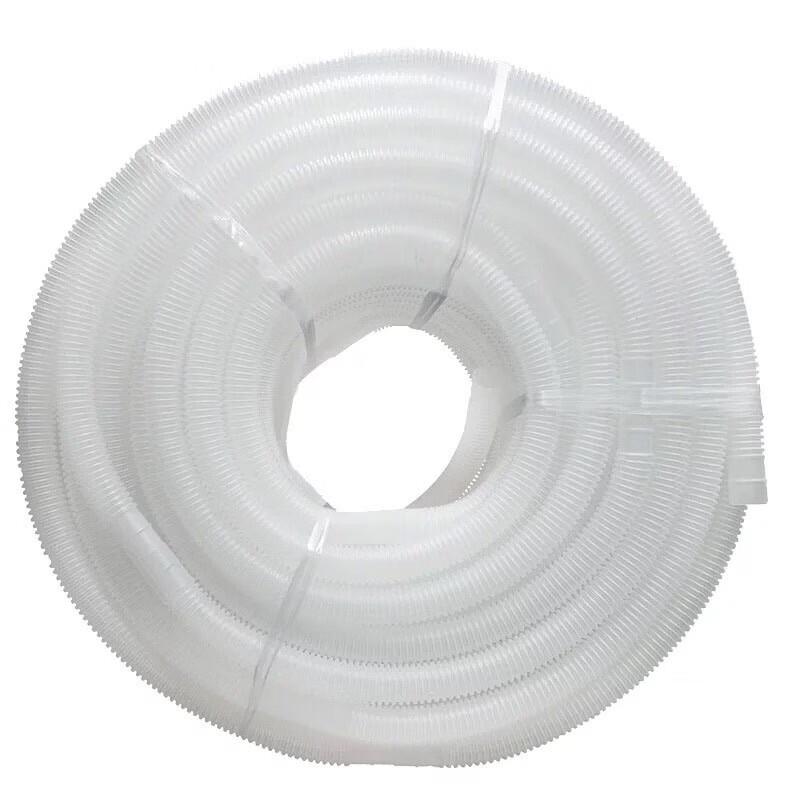 White PVC Flexible Corrugated Electrical Conduit