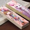 32pcs, Pink Abstract Bookmark, Back To School Season, Christmas, Halloween, Suitable for Teachers, Readers, and Birthday Gifts.