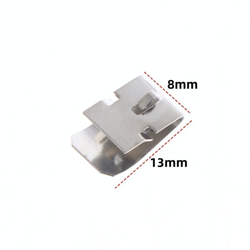 

5/10Pcs DIY Accessories Metal Stamping 18650 A AA CR2 9V Leaf Spring Battery Contact Piece Battery Clip