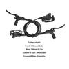 2pcs Electric Bike Hydraulic Disc Brakes 4 Piston Front Rear Oil Pressure Disc Brake Set for Modification 