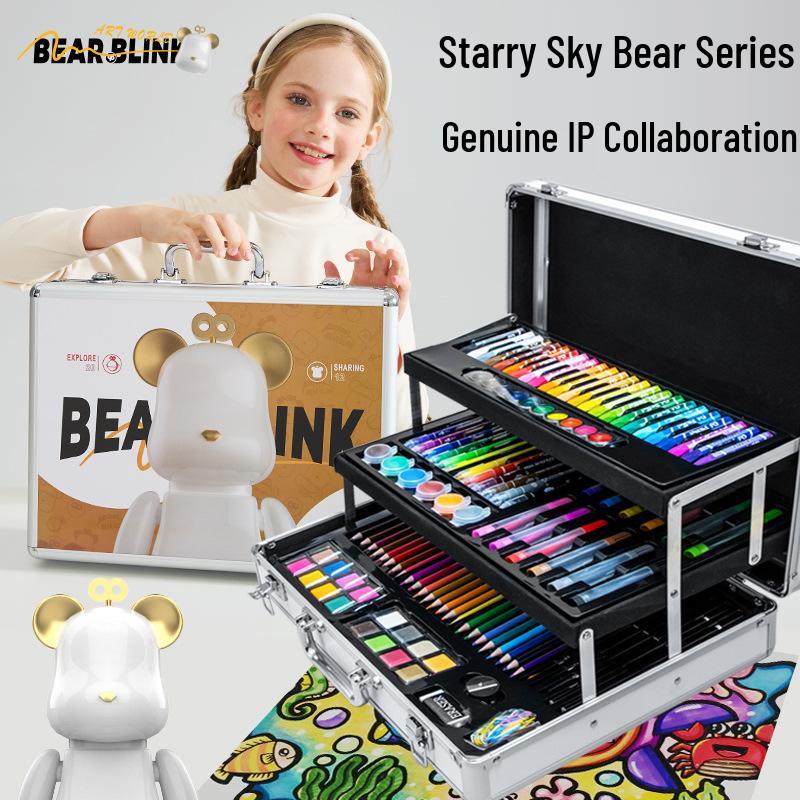 BEAR Starry Sky Children s Watercolor Pen Set - Creative Painting Tools for Primary Students Starry Sky Bear