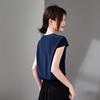 SOFSIL Women's Breathable Silk Short-Sleeve Blouse