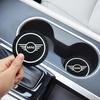1/2PCS Car Coasters Water Cup Anti-Slip Silicone Coaster Car Goods For BMW Mini Cooper R56 R50 R53 F56 R60 2011 2012 2013 2018