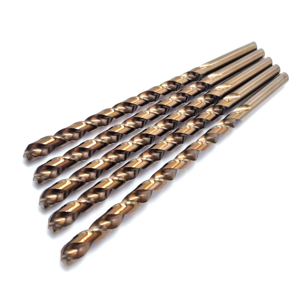 Round Shank Reduced Twist Drill Bits Cobalt HSS Hole Cutter Drilling Tool For Wood Iron Stainless Steel Aluminum Metal