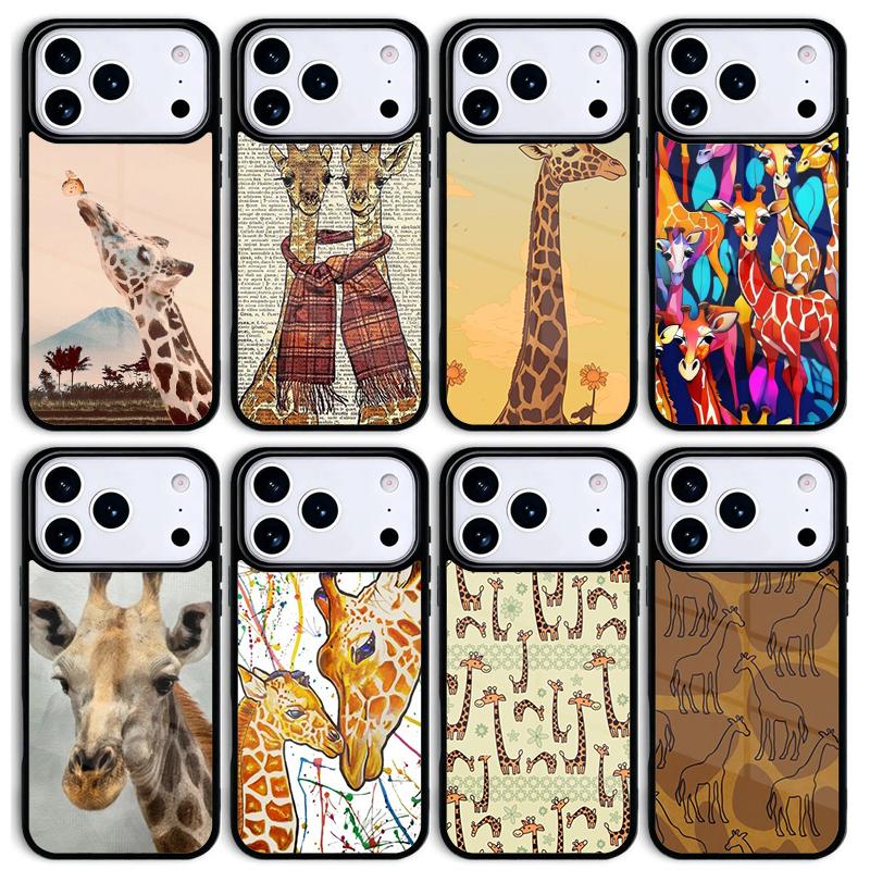 Giraffe Art Mobile Phone Case for IPhone 17 AIR 16pro Max 15 14 13 12 11 Bumper Cover