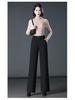 Pantalon de costume large taille haute pour femme - Grande taille, Coupe ample, Idéal pour le printemps et l'automne