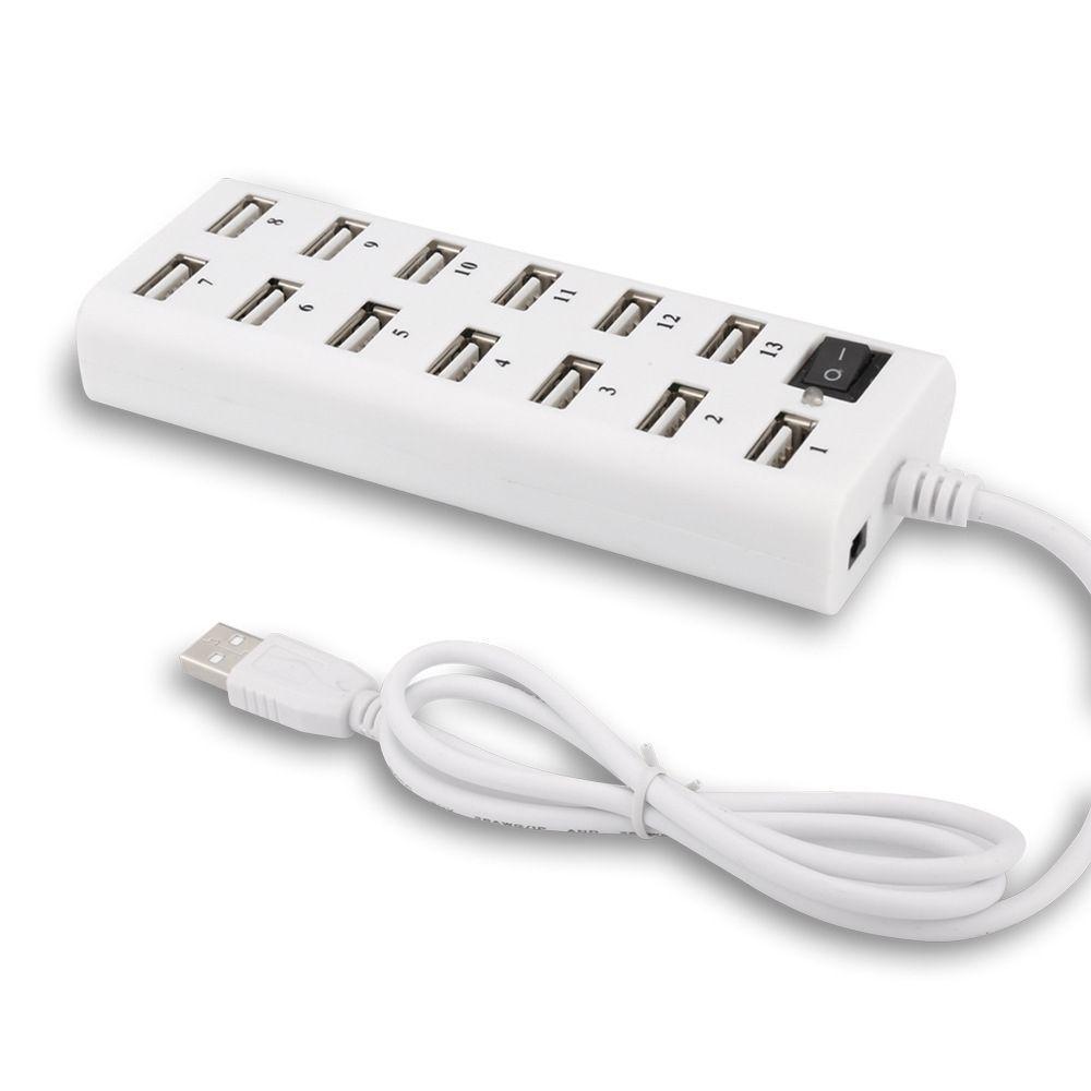 High-Speed 13-Port Multi-Function USB Hub and Power Strip