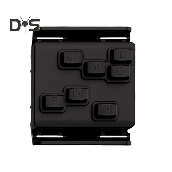 

Тренажер для аккордов укулеле Насадка для укулеле Инструмент для обучения с помощью аккордов устраняет боль в пальцах Прижимной пресс для аккордов укулеле чёрный