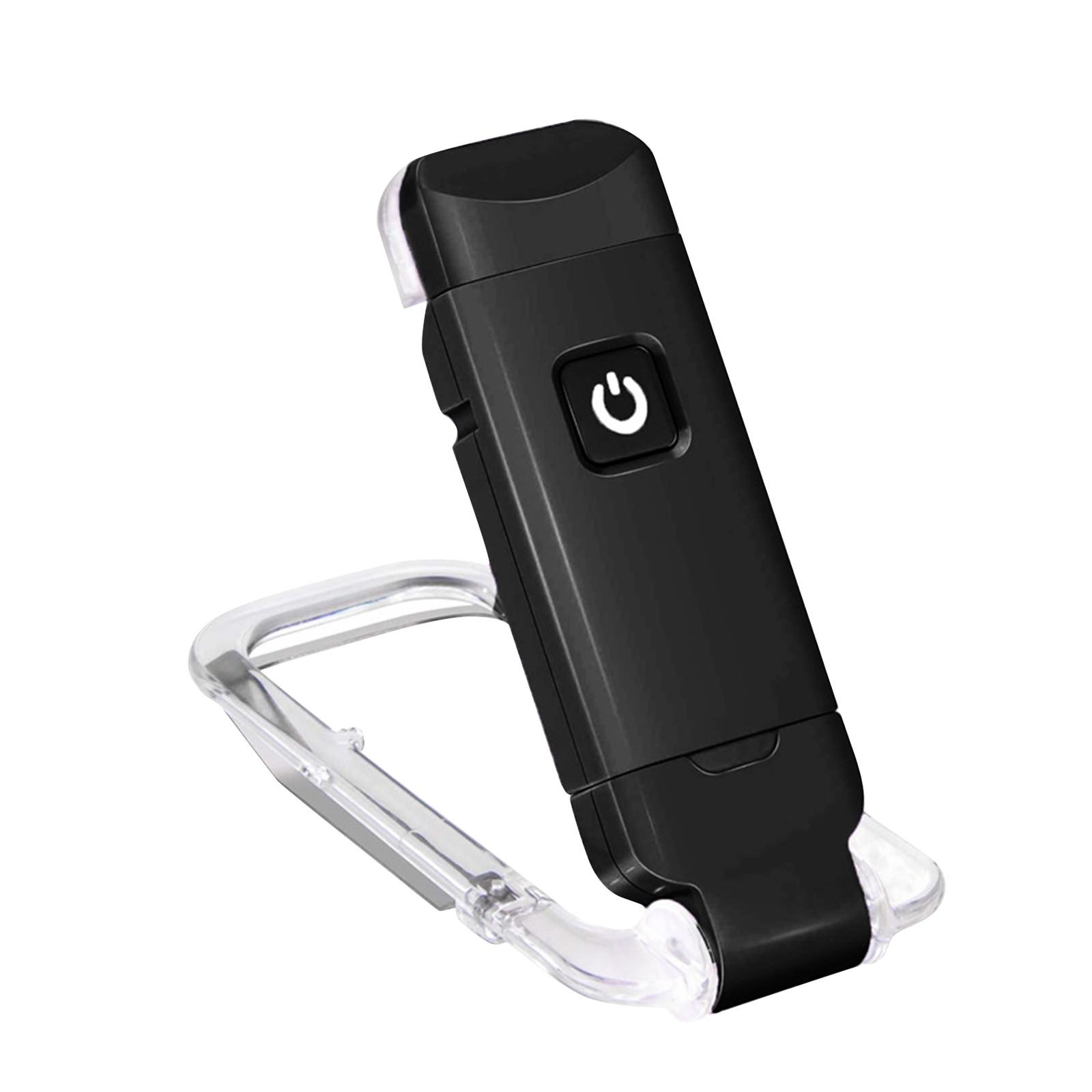 

Перезаряжаемая лампа для чтения книг, теплый белый свет, регулируемая яркость, светодиодные пристегивающиеся лампы для чтения в постели, автомобильная лампа для чтения для детей, книжные черви One Size чёрный