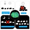 1000 sztuk 3-5mm Luminous Sand Glow In Dark Pebbles Stone Home Garden Yard Outdoor Path Lawn Decorations Fish Tank Aquarium Decor