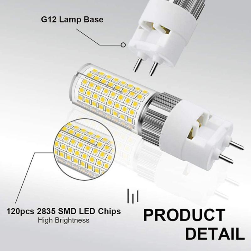 LED Light Bulbs 16W G12 Base LED Corn Light Bulb G12 Incandescent Replacement Light Garage Lighting for Street Warehouse