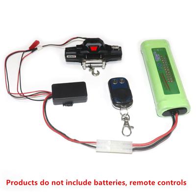 RC Auto Automatische Winde Universal 1/10 Maßstab RC Modell Crawler Auto Zubehör Doppelmotorwinde Drahtlose Fernbedienung