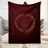 Lord Of The Rings Symbol Flannel Blanket-Soft and Suitable for Sofas,Beds,Offices,Travel,All Seasons,Great Gift for Holidays and Birthdays.