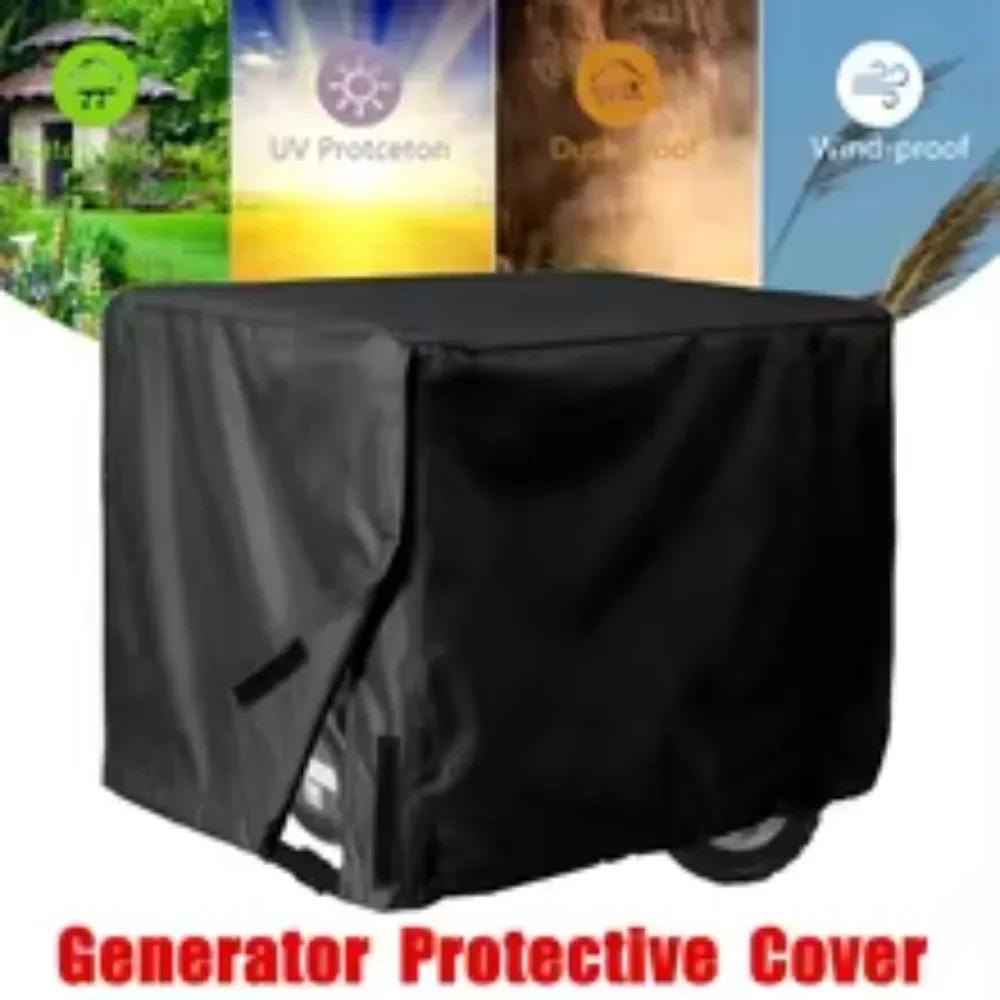 Waterproof Generator Cover Heavy Duty Dust UV Protection Outdoor Generator Protector Universal Fit for Most Generators