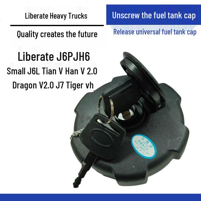Locking Fuel Tank Cap for Jiefang J6/JH6, TianV, HanV, LongV, Sailong J6P, J7 - Genuine Car Accessories