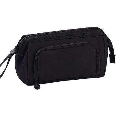 Pencil Bags Capacity Multifunctional Double-Layers Storage Box Solid Color Fabric School Supplies Children Teacher Women Men