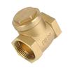 1-1/4" NPT Brass Water Oil Gas Swing Check Valve Threaded Plumbing Fitting