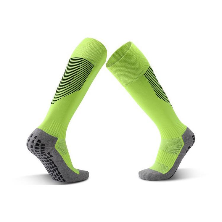 Professional Football Socks Men'S Long Tube Point Rubber Socks Towel Bottom Thickened Sports Non-Slip Socks Sweat-Absorbing High Tube Socks
