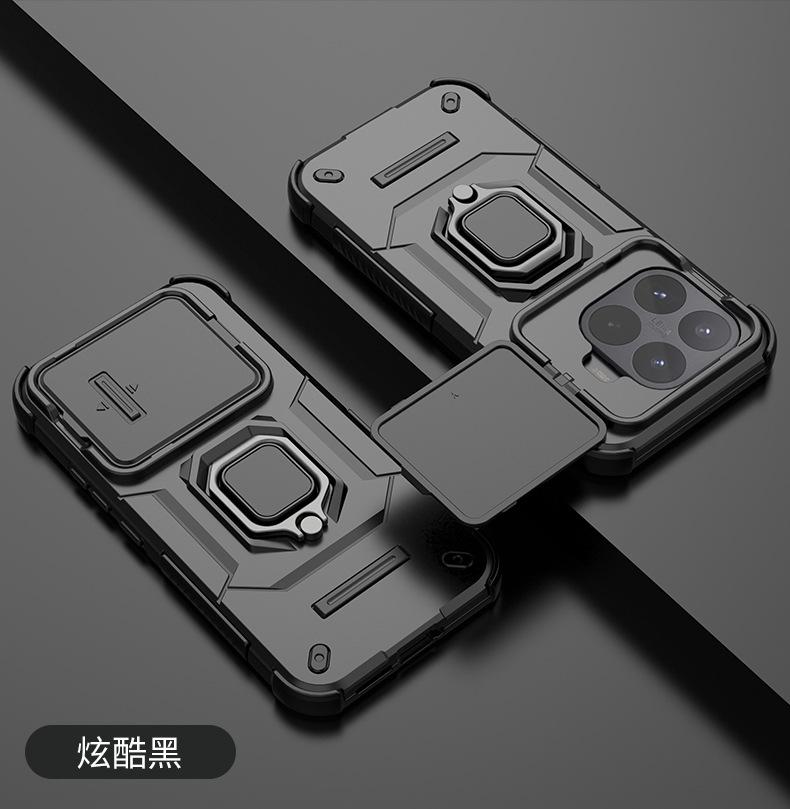 Applicable To Xiaomi 11TPRO Combat Bear Ring Mobile Phone Case Xiaomi 11TPRO Window Push Anti-drop Mobile Phone Case