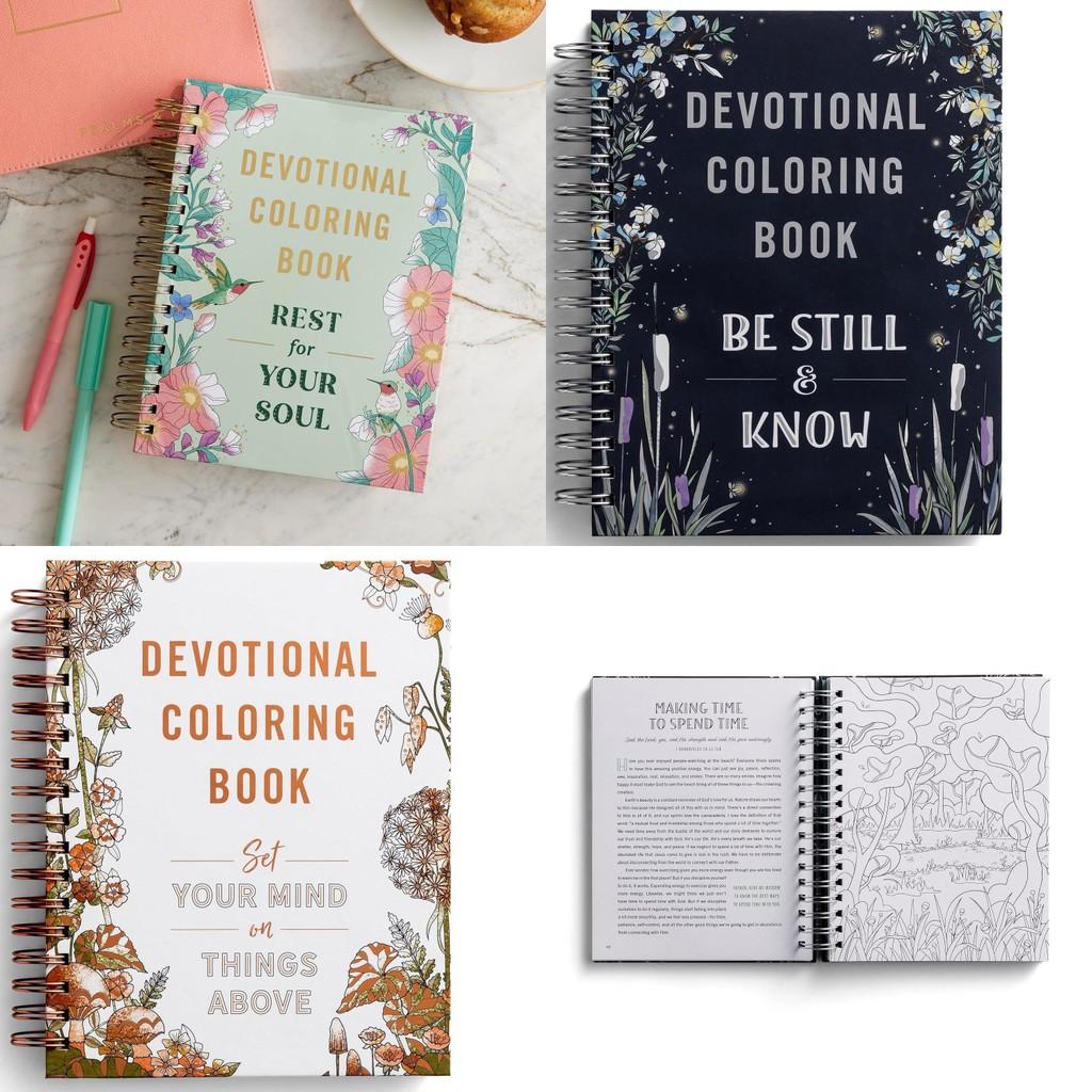 Devotional Coloring Book With Copper Paper For Mindfulness And Relaxation Activities