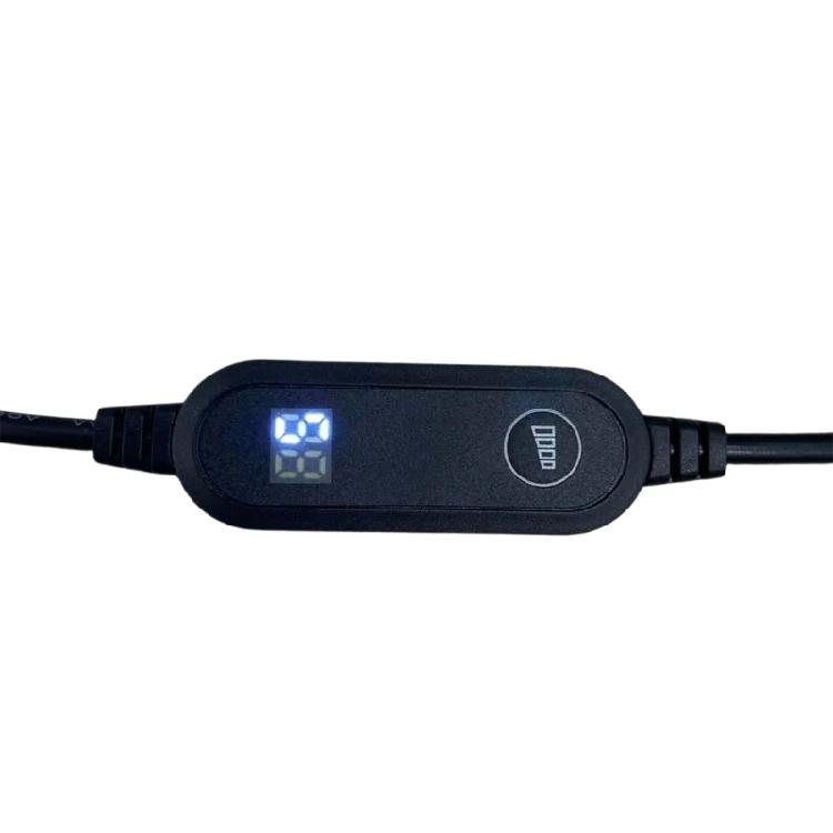 Portable USB C To 12V Car Socket Converter with Adjustable 5V 9V 12V Output Plastic Texture for Electronic Devices