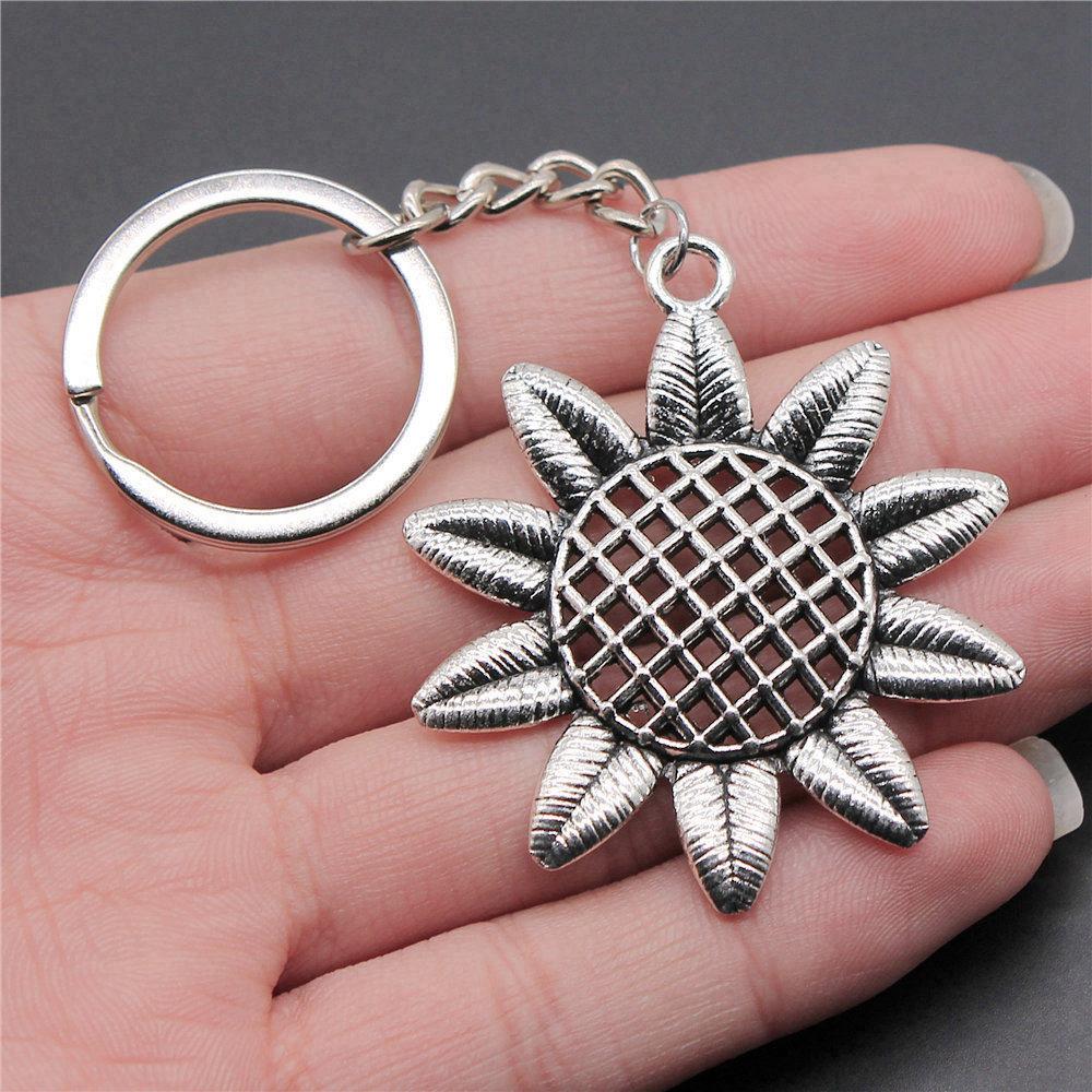Flower of Life Symbol Sacred Geometry Keychain for Men Best Seller Boho Gift for Her Minimalist School Accessory