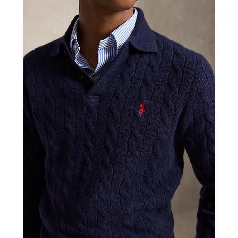 Polo Ralph Lauren Men S Cable Knit Wool caShmere Sweater mnpoSwe16822883400