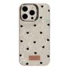 High end Shell Pattern Love Apple 14 Mobile Phone Case 13 Simple Iphone15promax Suitable for 11 Anti Fall Hard