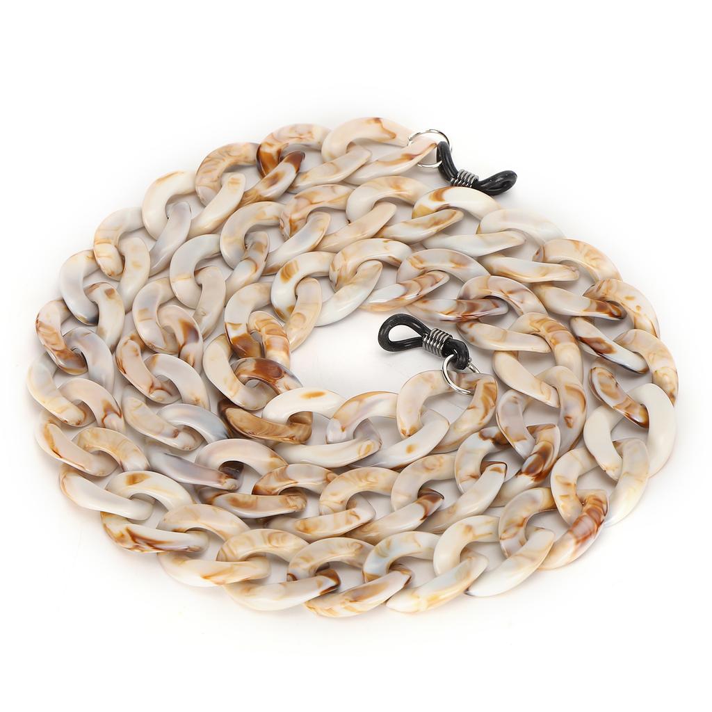 Acrylic Eyeglasses Chain Simple Stylish Sunglasses Lanyard Strap Jewelry AccessoryBrown