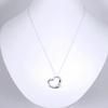 [Used] TIFFANY/Tiffany 925 Open Heart Pendant/Necklace/j6-2
