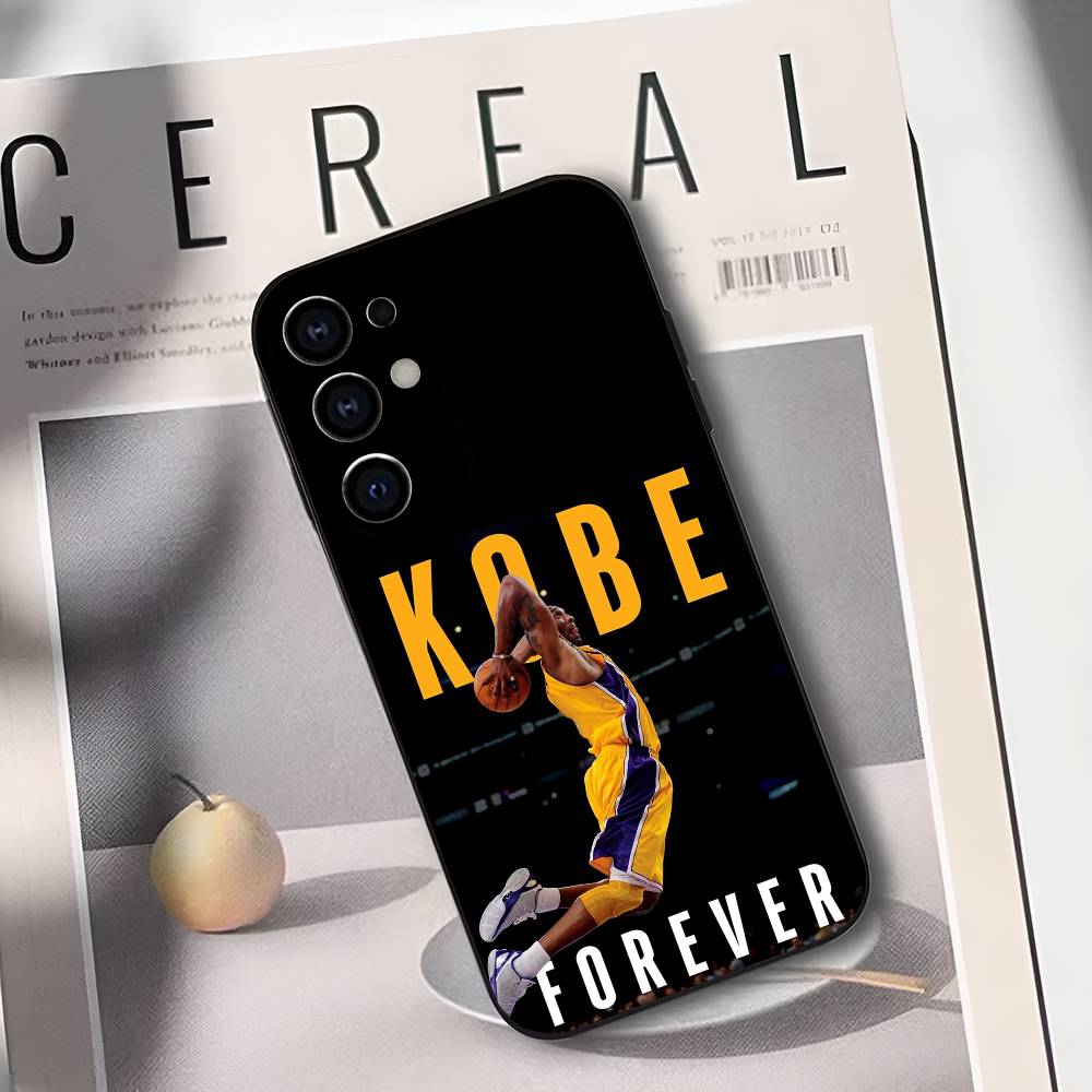 

Чехол для телефона K-Kobe B-Bryant 8 24 с баскетбольным принтом для Samsung S25,S24,S21,S22,S23,S30,Ultra,S20,Plus,Fe,Lite, Мягкая черная крышка Samsung S24ULTRA