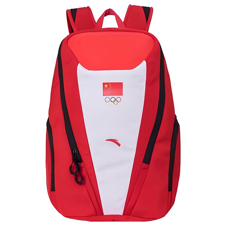 

Anta Beijing China National Team Multifunctional Fashion Professional Polyester Backpack Unisex Backpack Classic-Red 492210701-1 Classic Red