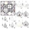 44Pcs Christmas Ball Ornaments 3-6cm shatterproof Christmas Hanging Ball Christmas Tree Decoration Home Party 2026 New Year Gift